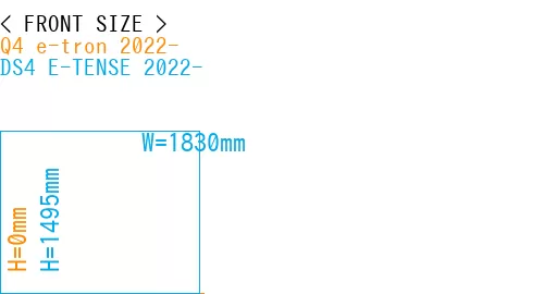 #Q4 e-tron 2022- + DS4 E-TENSE 2022-